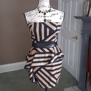 Geometric cocktail dress